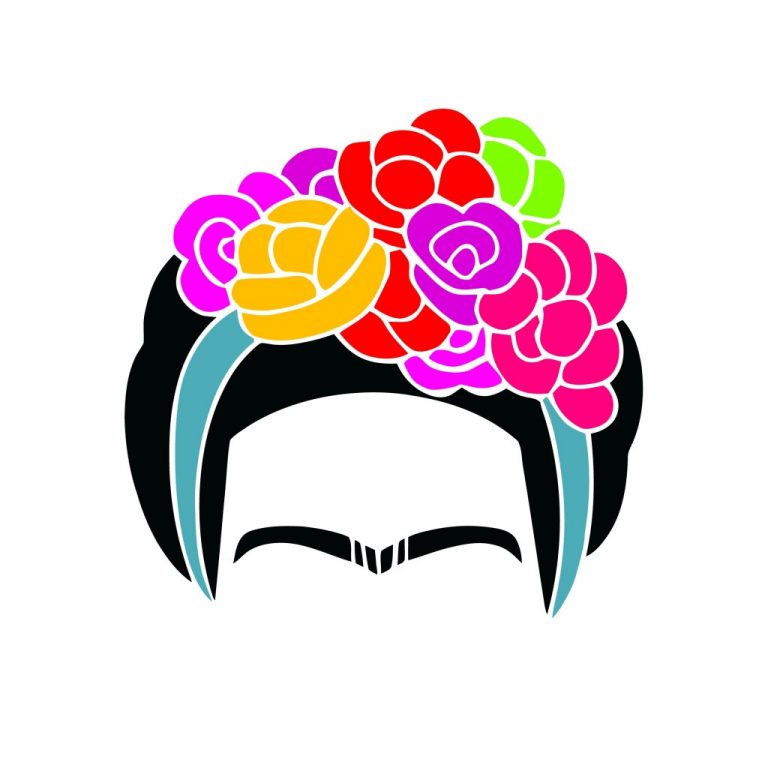 frida kahlo para sublimar corte de vinil en silhouette studio